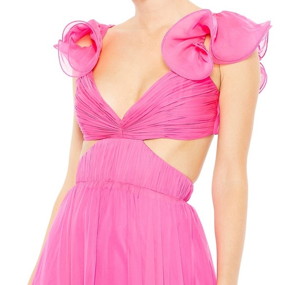 Hot pink Mac Duggal gown, brand new! Barbiecore🎀 - Picture 2 of 8